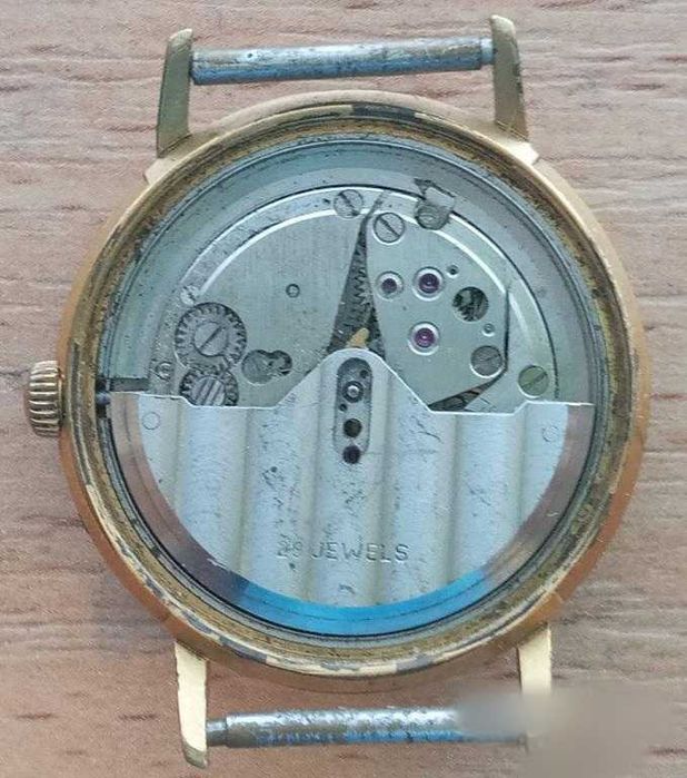 СССР Мужские Часы Полет de Luxe automatic 23 камня позолота Au 20