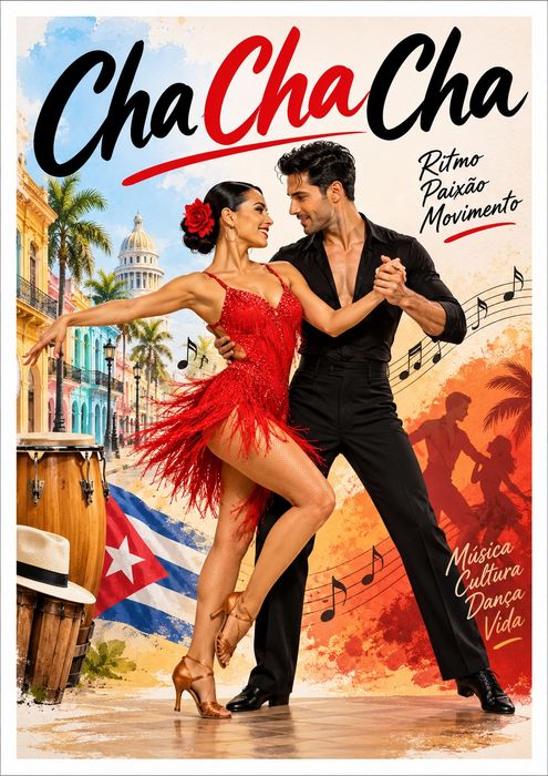 Poster novos vários tipos de dança