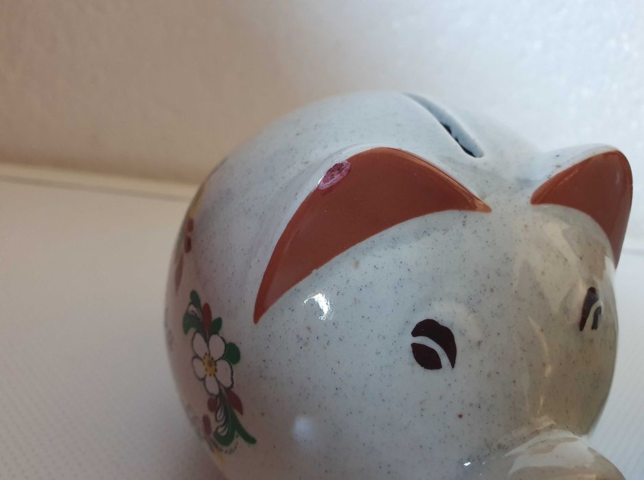 Dois porquinhos mealheiro - Piggy Bank - Anos 60