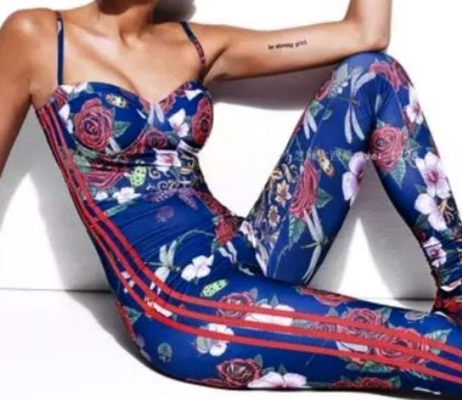 Adidas Originals kombinezon Rita Ora  S11816, 32 34 NOWY, róże, kwiaty