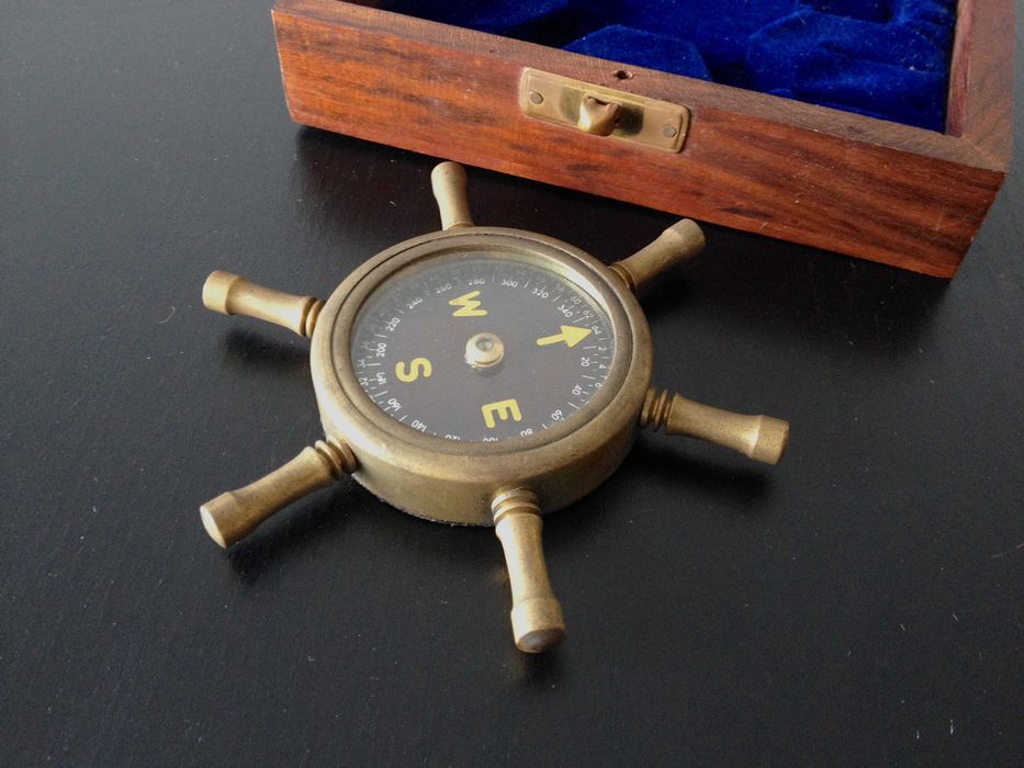 Bússola Vintage de Exposição
