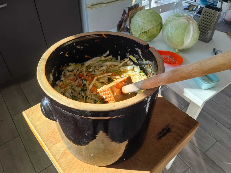 Domowa kapusta kiszona wiaderko 5 kg