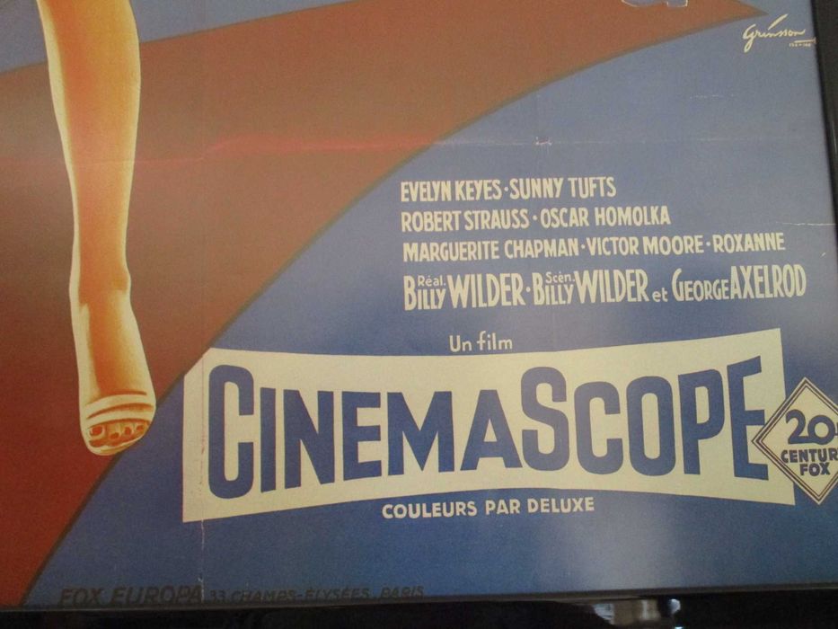 Poster filme Pecado mora ao lado Marilyn 1955