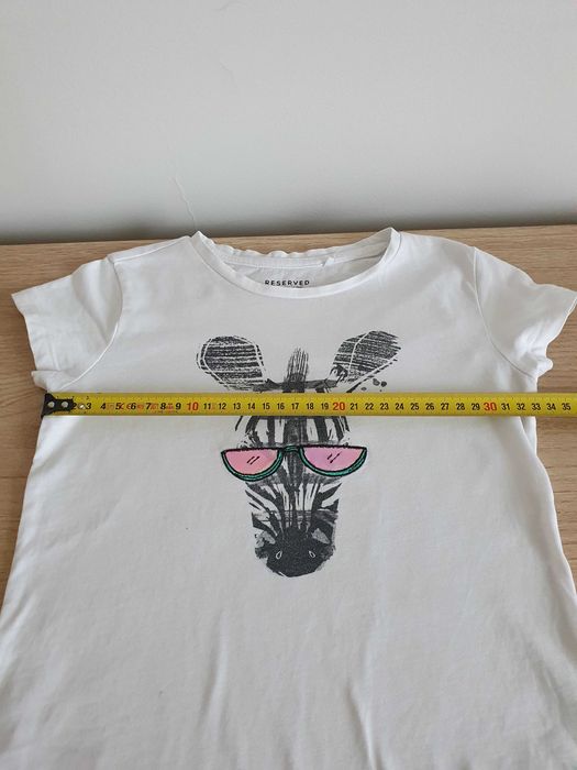 Reserved t-shirt dla dziewczynki rozmiar 116/122
