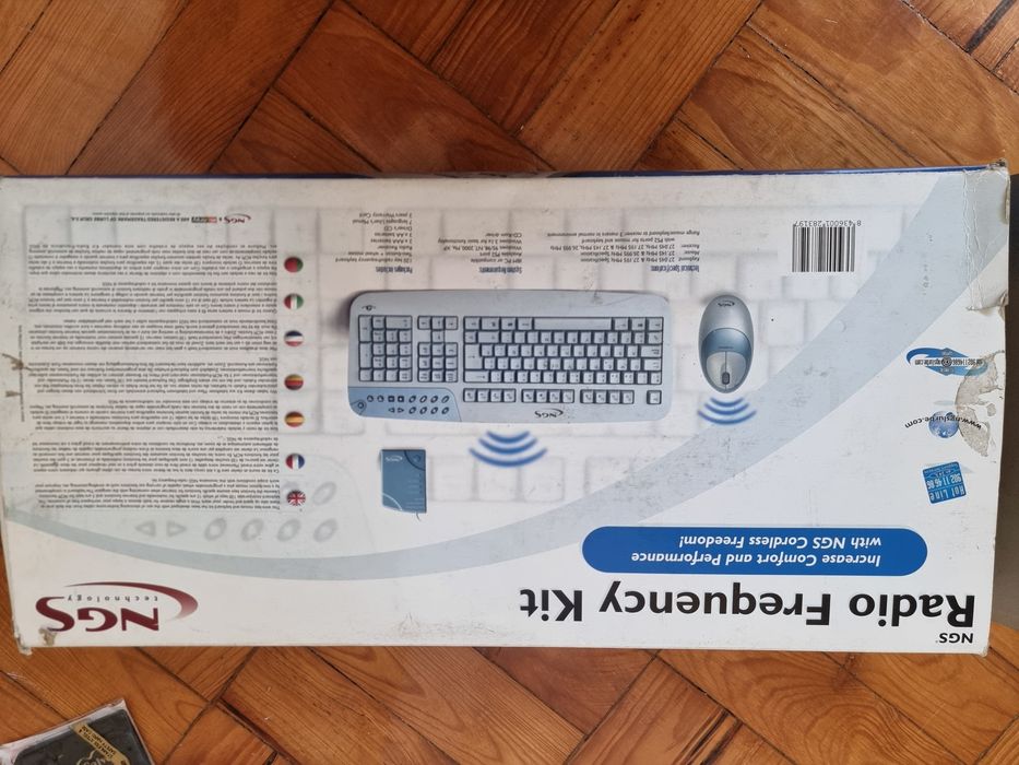 Teclado + Rato NGS sem fios64551351709315121