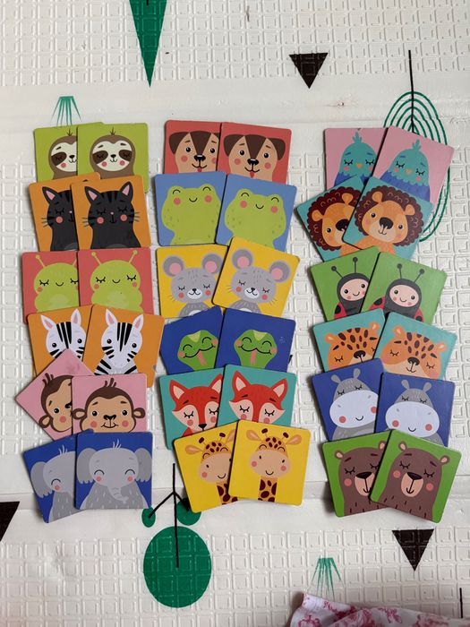 Настільна гра для дітей картки для розвитку уваги і памʼяті