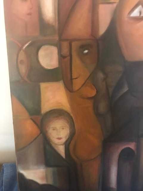 Pintura em tela - Mulher