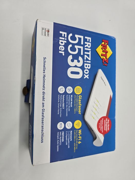Dual-Band WiFi 6 Router Fritz!Box 5530 Fiber New64283851288579120