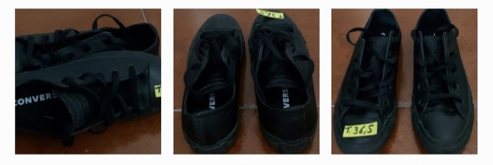 Converse de pele ou em tecido tamanho 36,5, 37 ou 37,5...