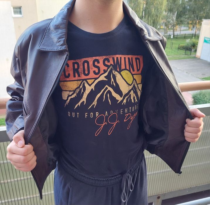 WYPRZEDAŻ  Kurtka ze skóry brąz r. M NOWA