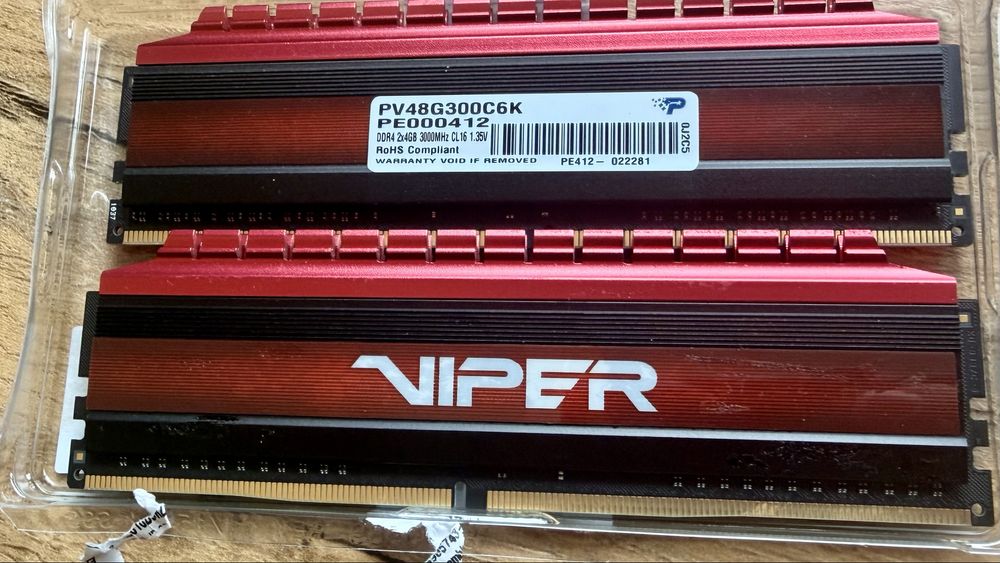 Patriot VIPER 8gb (2x4gb) DDR4 pamięć ram CL16