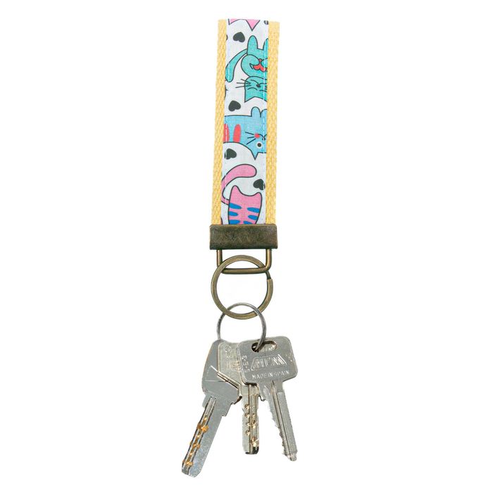 Porta-chaves Gatinhos Felizes