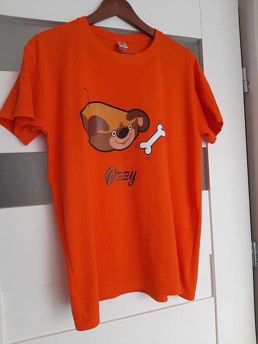 JAK NOWY - Sol's Regent - T-shirt męski, pomarańczowy, rozm. M