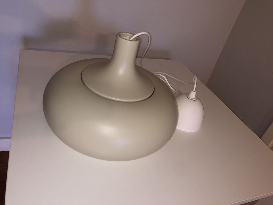 Candeeiro de teto suspeso, Ikea bege 38cm