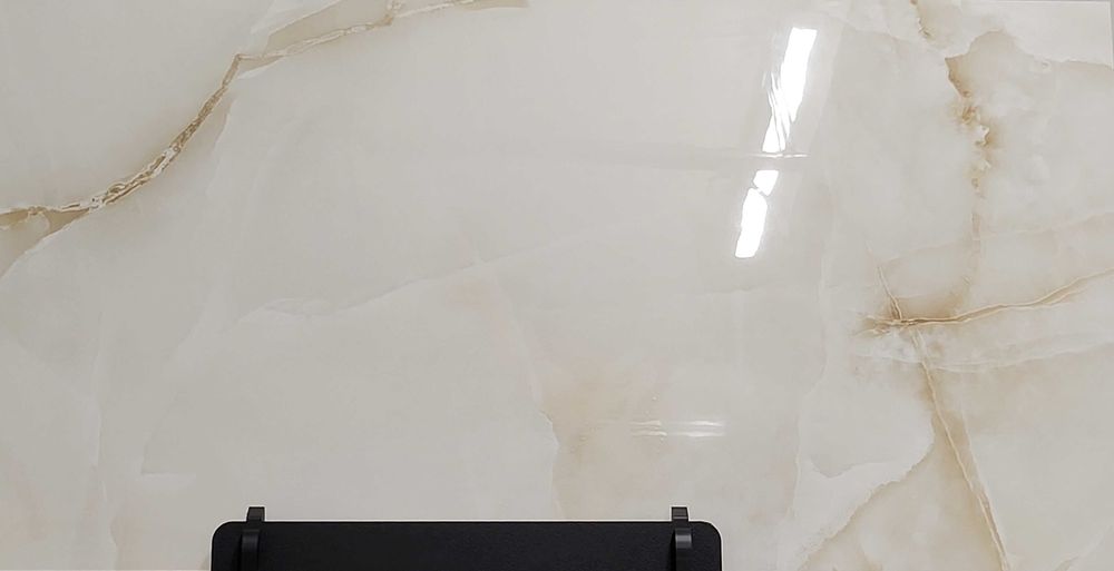 Płytki ceramiczne podłogowe Parus Ivory Poler gres rektyfikowane 60x120