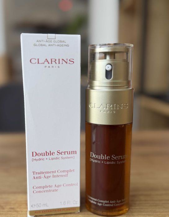 Сироватка для обличчя Clarins Double Serum Complete Age Control антивікова, 50 мл оригінал