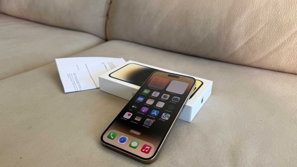 Vendo 14 Pro Max 512Gb Gold C/Fatura e Garantia Apple