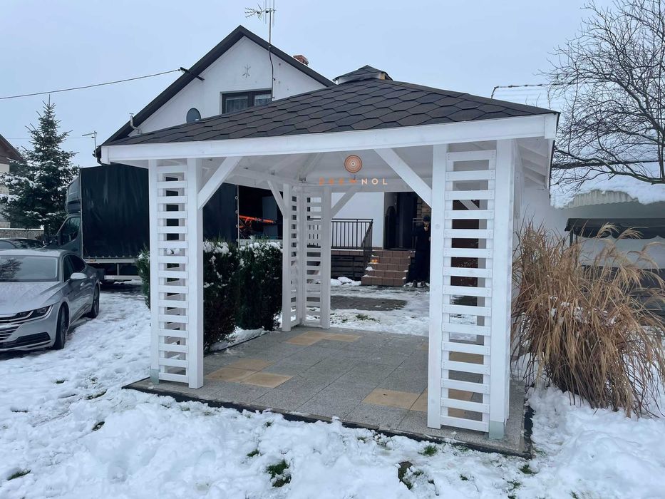 Altanka ogrodowa, altana, altany, wiata drewniana, pergola, drewutnia