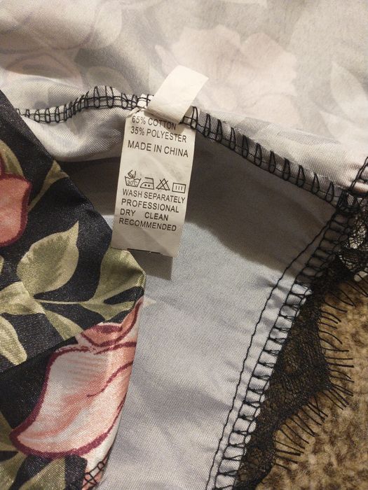 Szlafrok damski wiązany paskiem