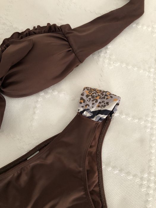 Biquíni/Bikíni castanho marca brasileira Líquido