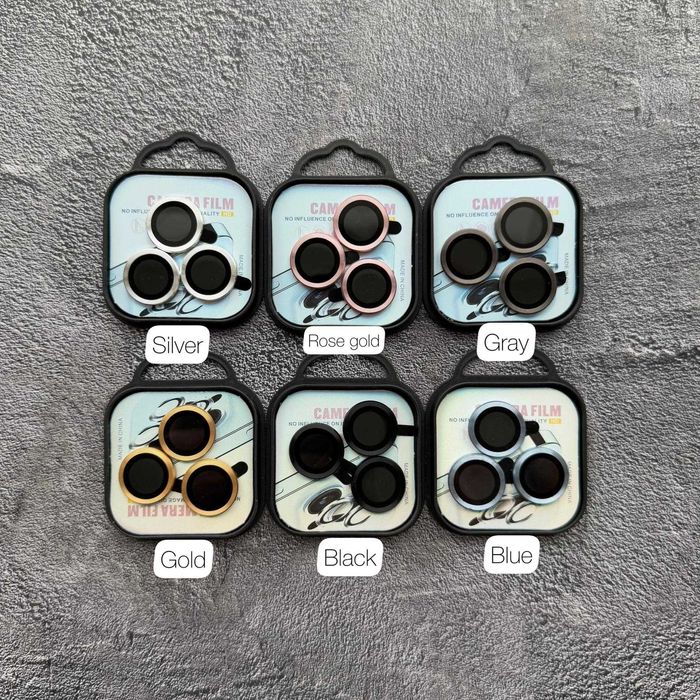 Захисне скло на лінзи камери iPhone Metal Classic