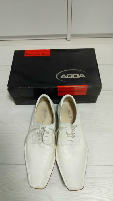 Buty białe  (skóra)