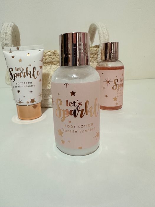 Conjunto de cuidados de corpo