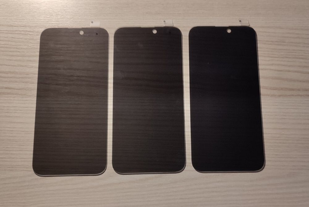 3x szkła hartowane prywatyzujące do iPhone 13/13pro/14/14pro