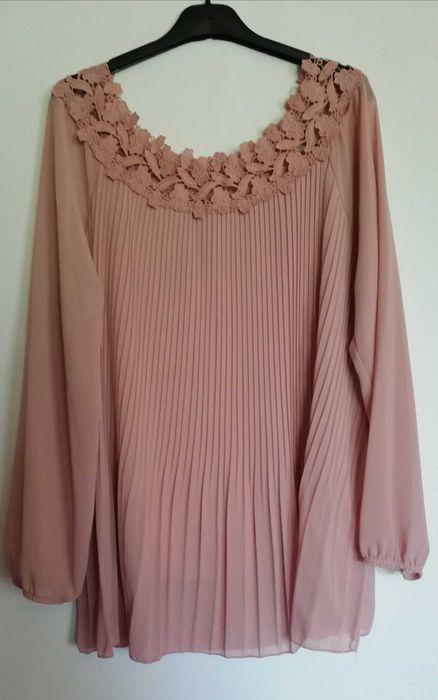 Sukienka, bluzka żorżeta, rozm L/Xl, Nowe