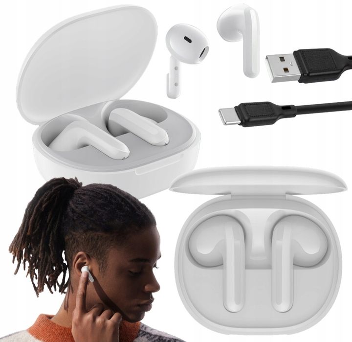 Słuchawki bezprzewodowe XIAOMI REDMI BUDS 4 LTE lekkie wodoodporne PRO