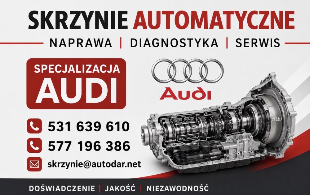 Naprawa ta serwis skrzyń biegów Audi