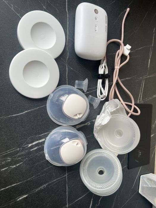 Laktator elektryczny Philips Avent Hands Free SCF532/11 + gratisy