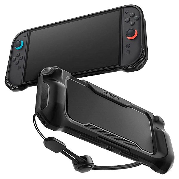 Etui Spigen Rugged Armor na Nintendo Switch 2 - czarny mat