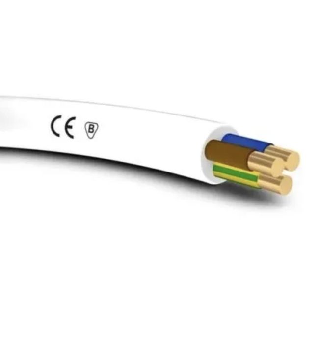 Przewód YDY 3x1,5 450/750V drut 18mb okrągły.