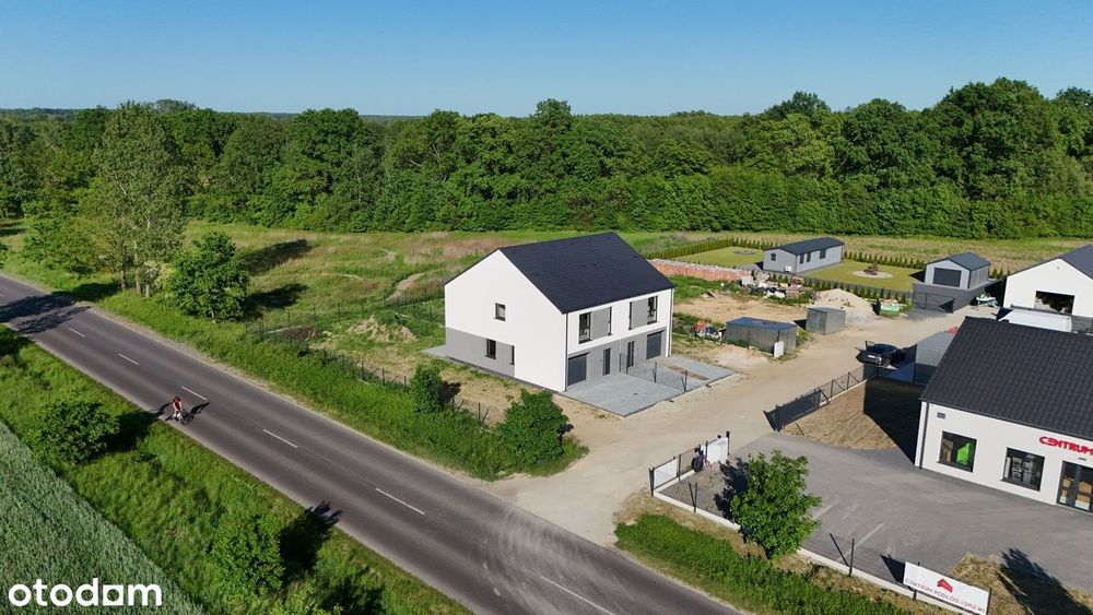 Nowy bliźniak | 122 m² | działka 500 m² | garaż | Jelcz-Laskowice