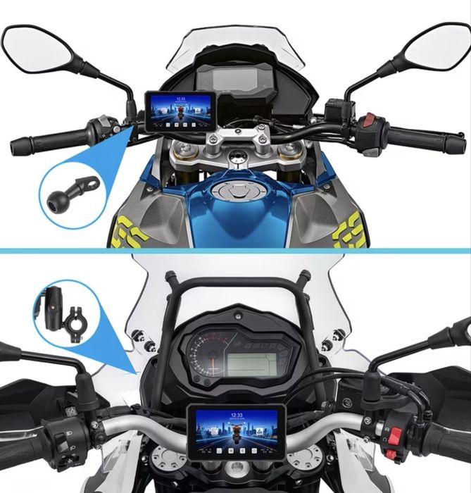 Multimedialna stacja do motocykla carplay android auto
