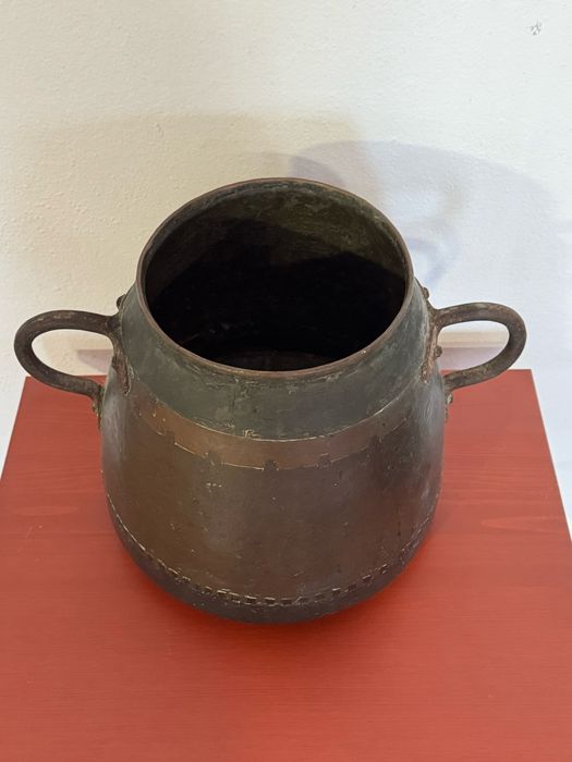 Tacho em cobre antigo – origem árabe (Argélia)