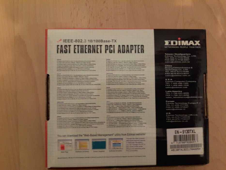Edimax Fast Ethernet PCI Adapter x2
