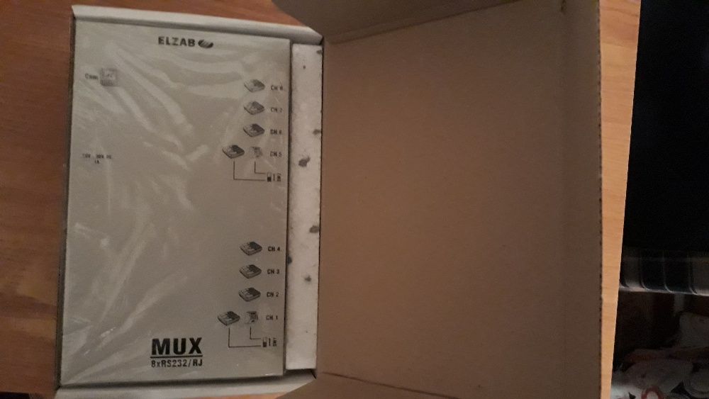 Multiplekser elzab mux 8xrs232/rj
