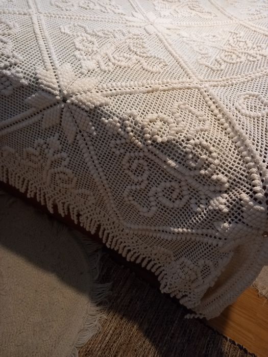 Colcha em crochet