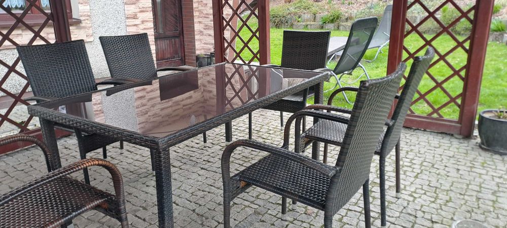 Meble ogrodowe dla 6 osób