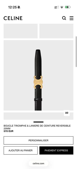 Новий оригінальний ремінь Селін Celine