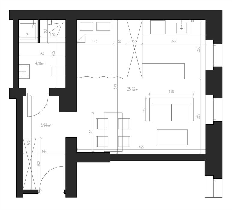 Piękne mieszkanie w stylu loft