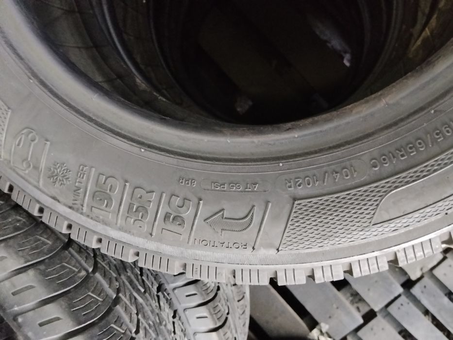 Kleber 195 65 r16C 4шт шини нива всесезон зима гума б'у резина з Європи
