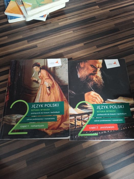 Zestaw książek.Jezyk polski 2.Czesc 1i 2.