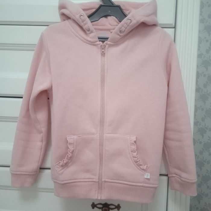 Кофтинка фліс бомбер, худі Primark 122 рожева