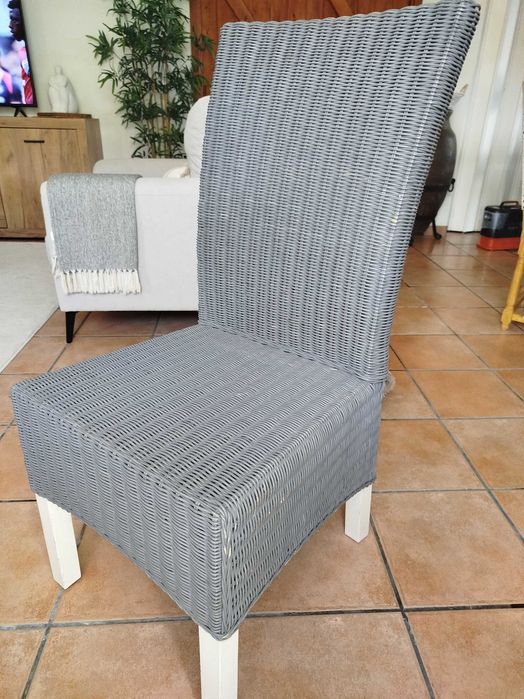 10 Cadeiras sala Jantar - estilo Rattan
