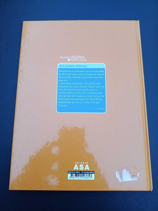 Livro "Primeira História de Portugal", de Conceição Pinto
