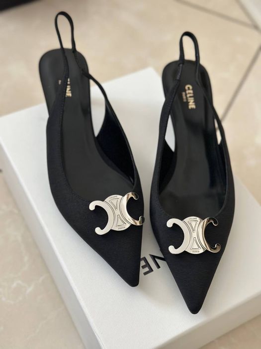 Слінбеги брендові celine 5,5 см каблук