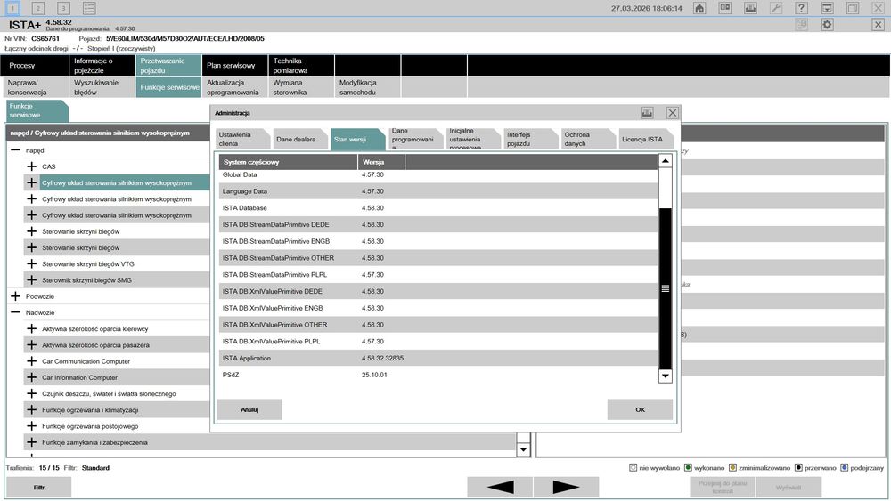 ista 4.58.32 PL - BMW diagnostyka i programowanie